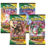 Evolving Skies Booster Pack Art Bundle [Set of 4] - SWSH07
